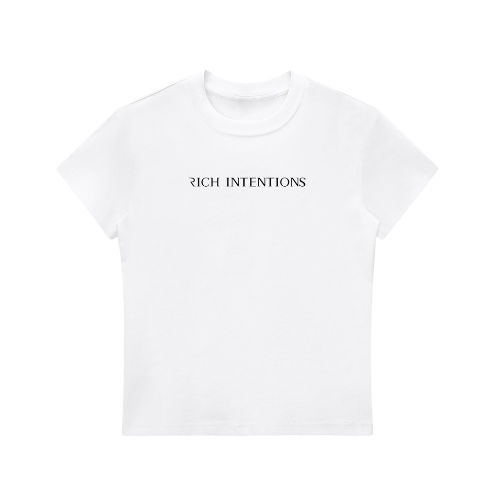 White Signature Rich Intentions Tee
